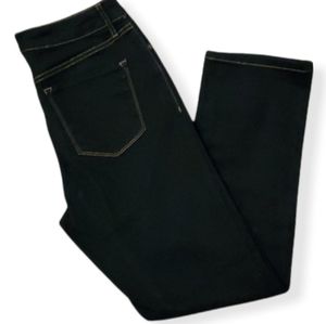 Gloria Vanderbilt💜Straight Leg Stretch Dark Rinse Denim Jeans, Size 6 Average/M